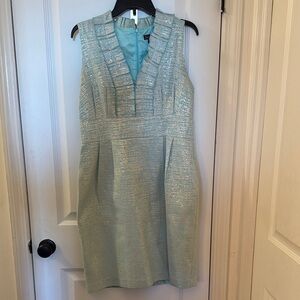 Jessica Howard Textured Sleeveless Mint Dress